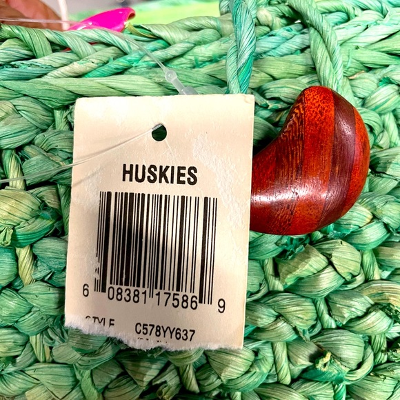 Charter Club beach bag. Clean and pretty. Unique handles. P.B.1 - Picture 9 of 9